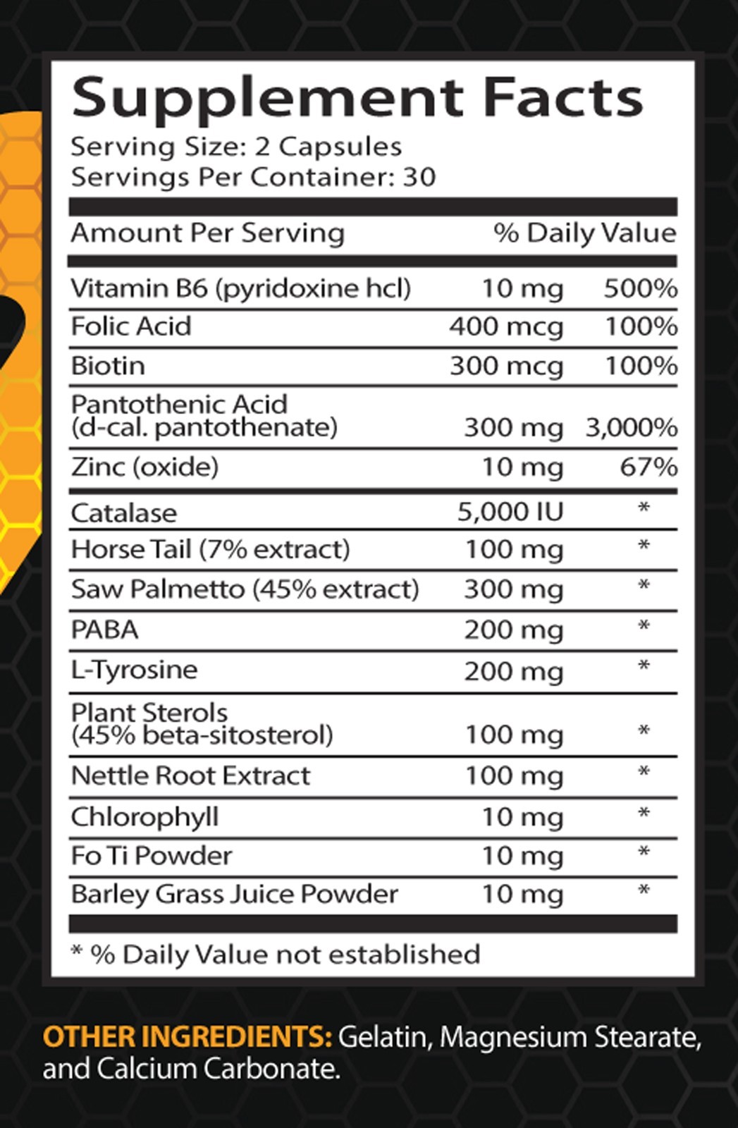 Grey Hair Reversal – NATURAL ANTI GRAY HAIR COMPLEX 1350mg – 1 Bottle 60 Capsule