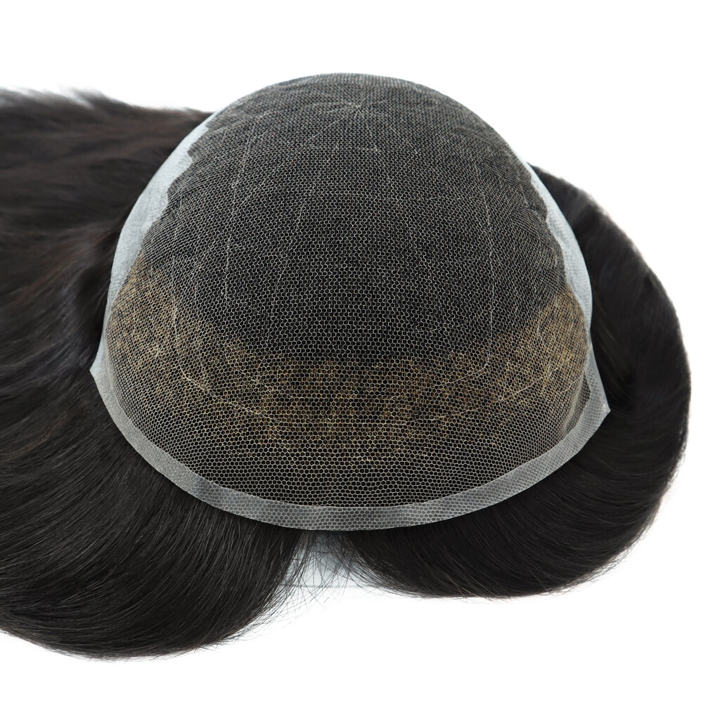 Women Toppers Top Pieces Hair Replacement Remy Hair 16” Long Human Hair Q6L 7X9