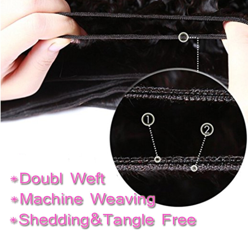 Brazilian 1-4Bundles Human Hair Weave Extensions Real Virgin Straight Weft SALE