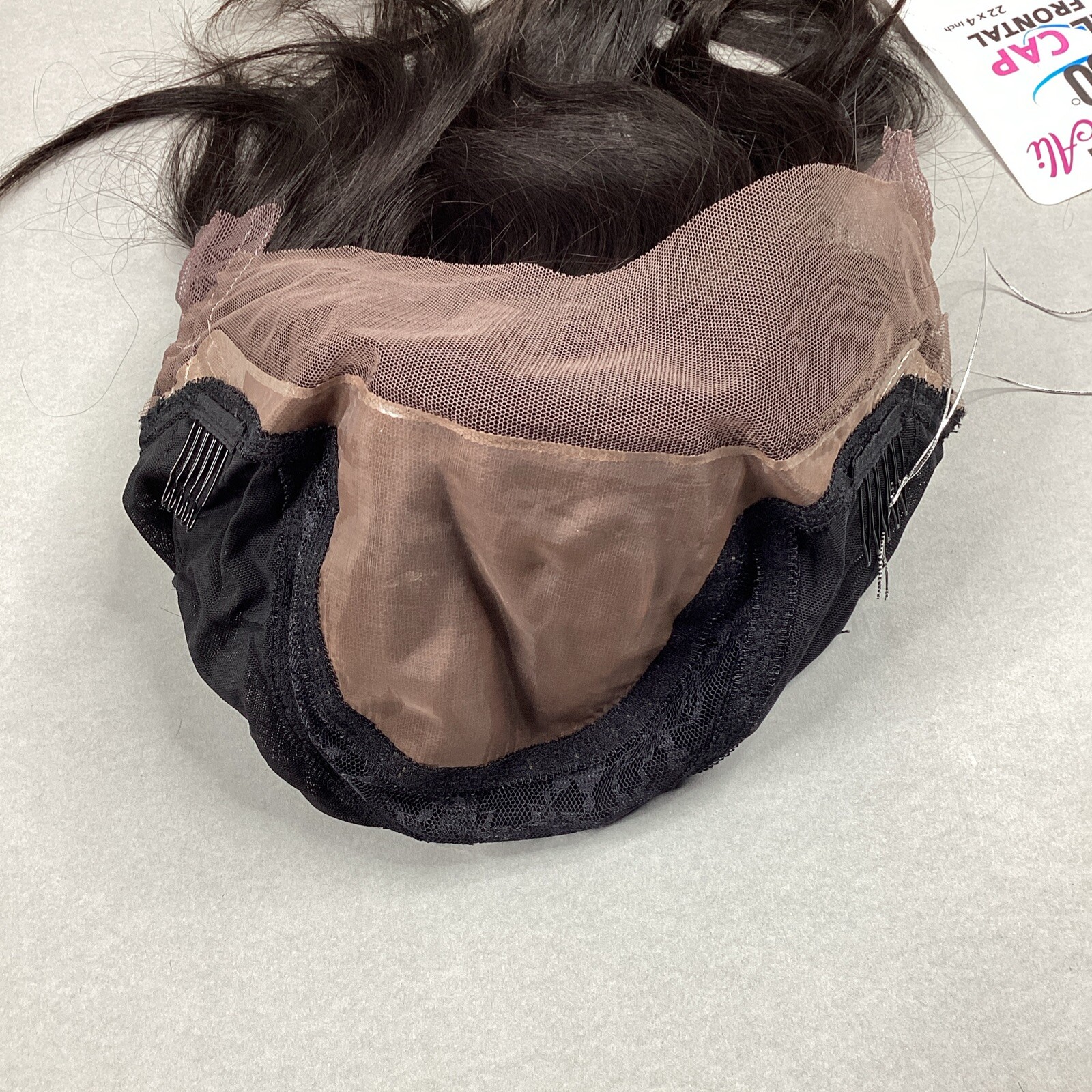 Straight 12” #Natural Black 100% Human Hair 360° Full Cap Lace Frontal