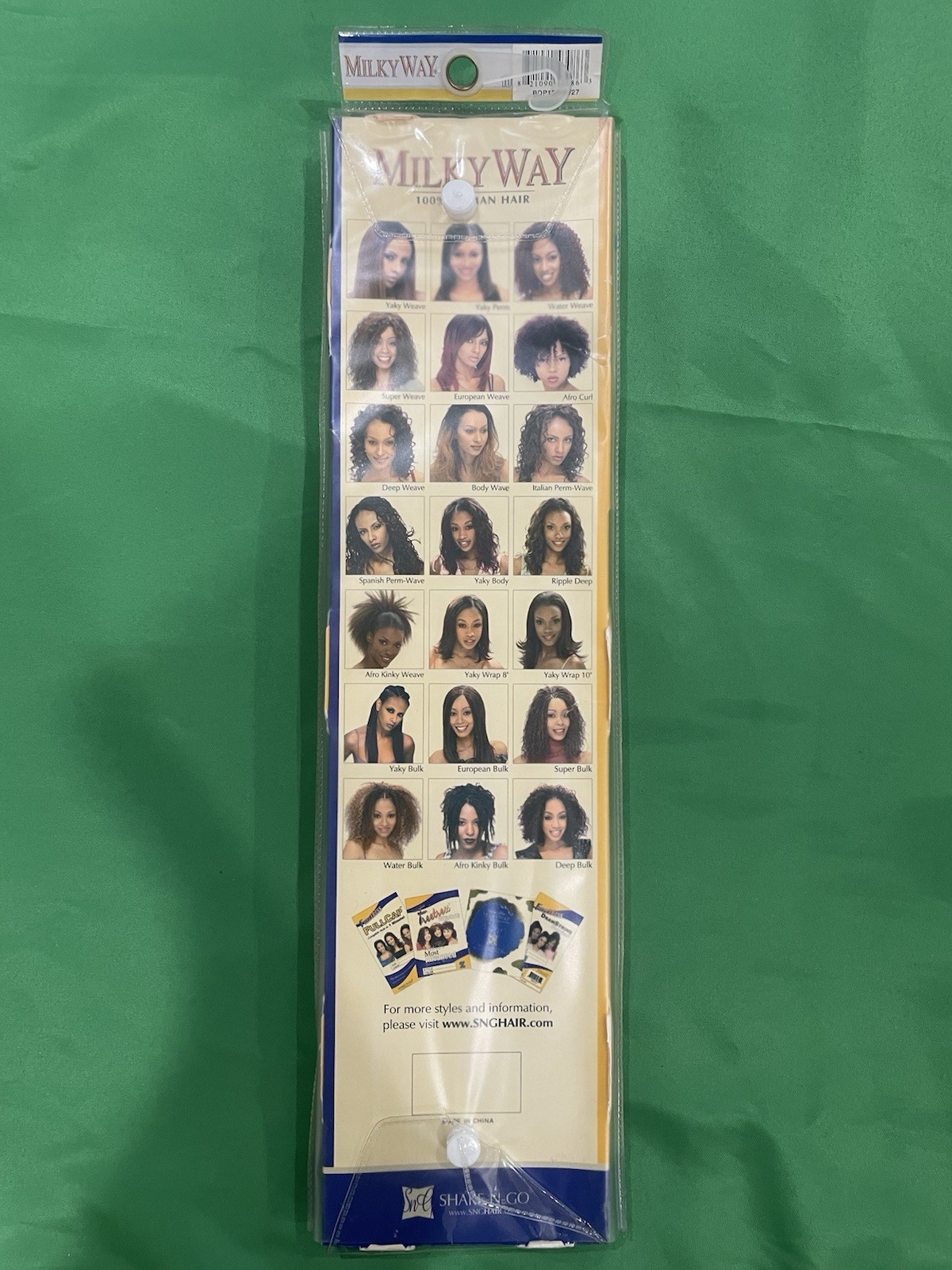 Milky Way 100% Human Hair Yaky Body Wave Extensions 12″ Sew-In P1B/27