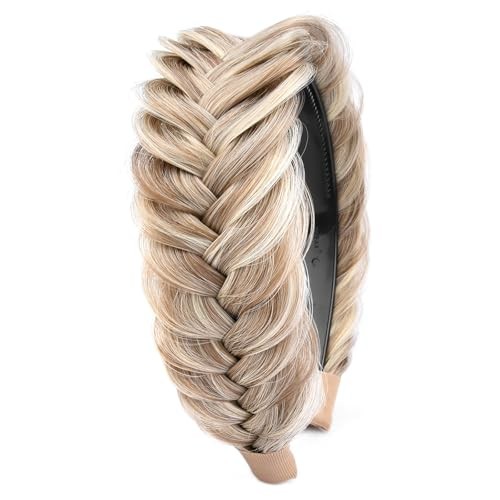Braided Headband With Teeth Braids Hairband With Tooth Light Highlighted