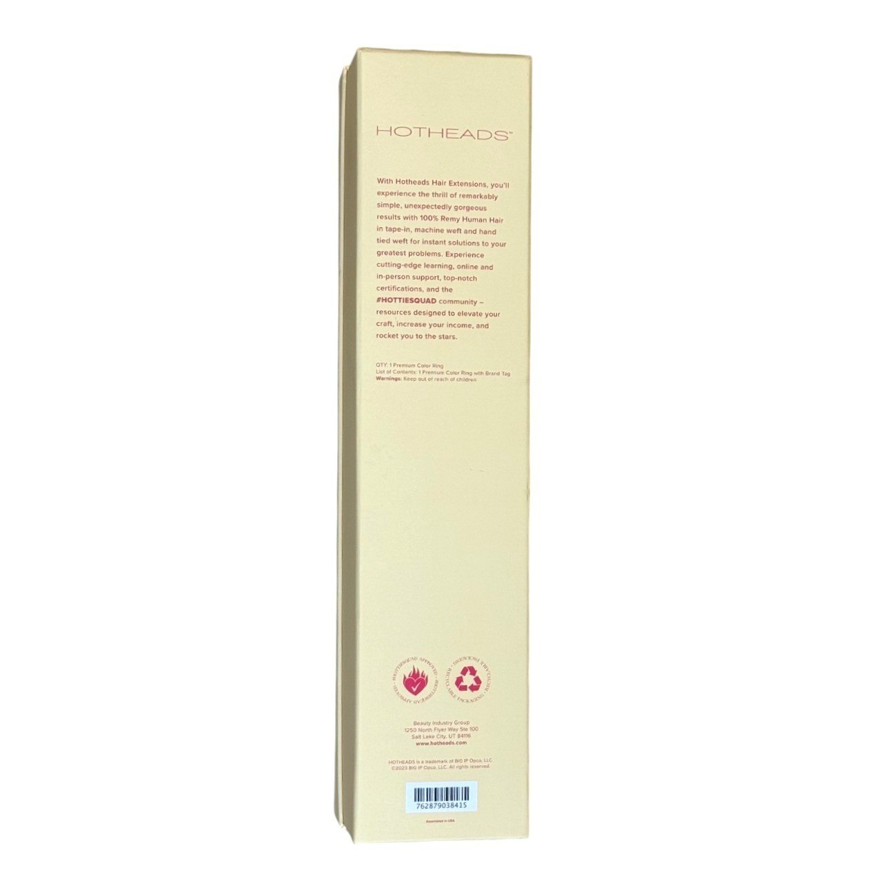 Hotheads Professional Color Ring Hair Extensions Swatch Set New