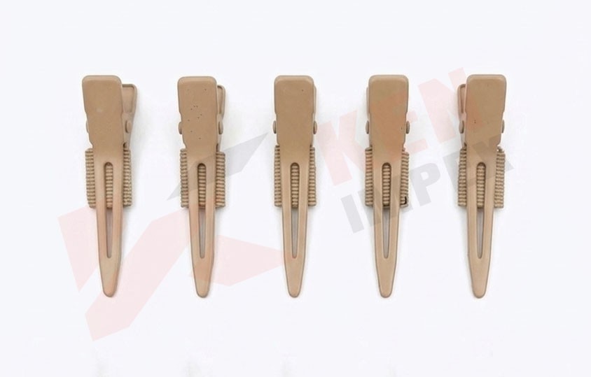 Hair Extension Tools Branded Kit Mate Beige Color Logo Laser Engraving PVC Case