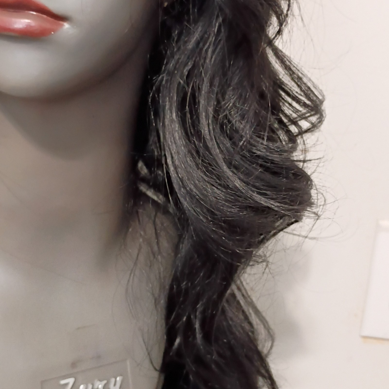 Zury Black Wavy Layered Lace Front Wig Free-Part Synthetic 21-30 in
