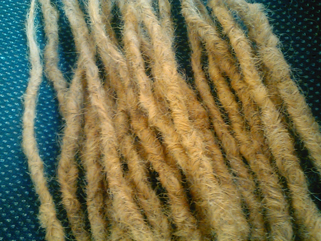 100% Human Hair 1 cm thick dreadlocks handmade 4,10,20,40,80 pc 10″, 12″, 15″ .