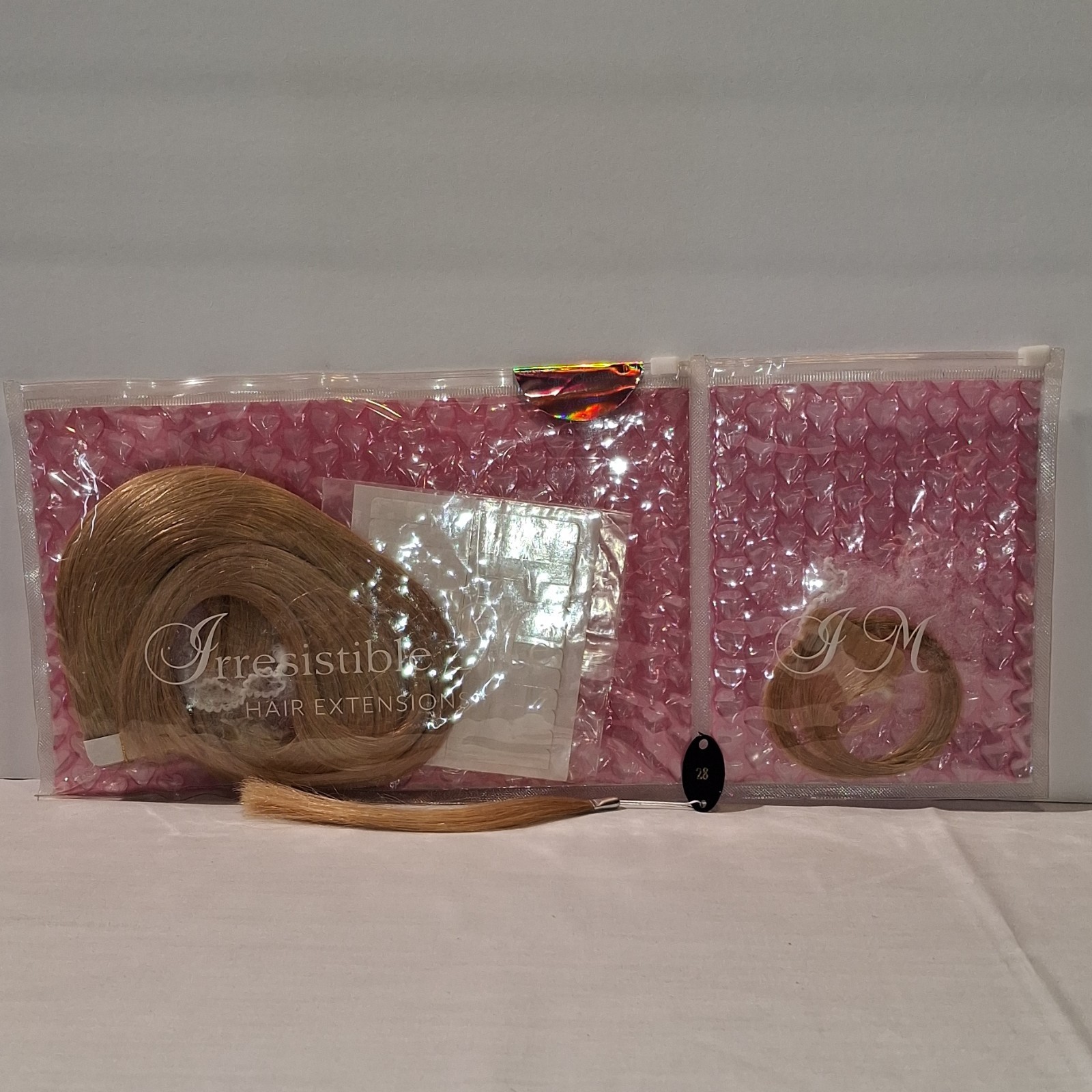 Irresistible Me 14 Inch Tape In Human Hair, Honey Blonde Hair Extension