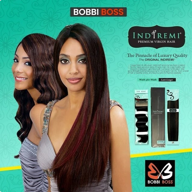 Bobbi Boss Indi Remi, fine silky,14″inch, color#1.