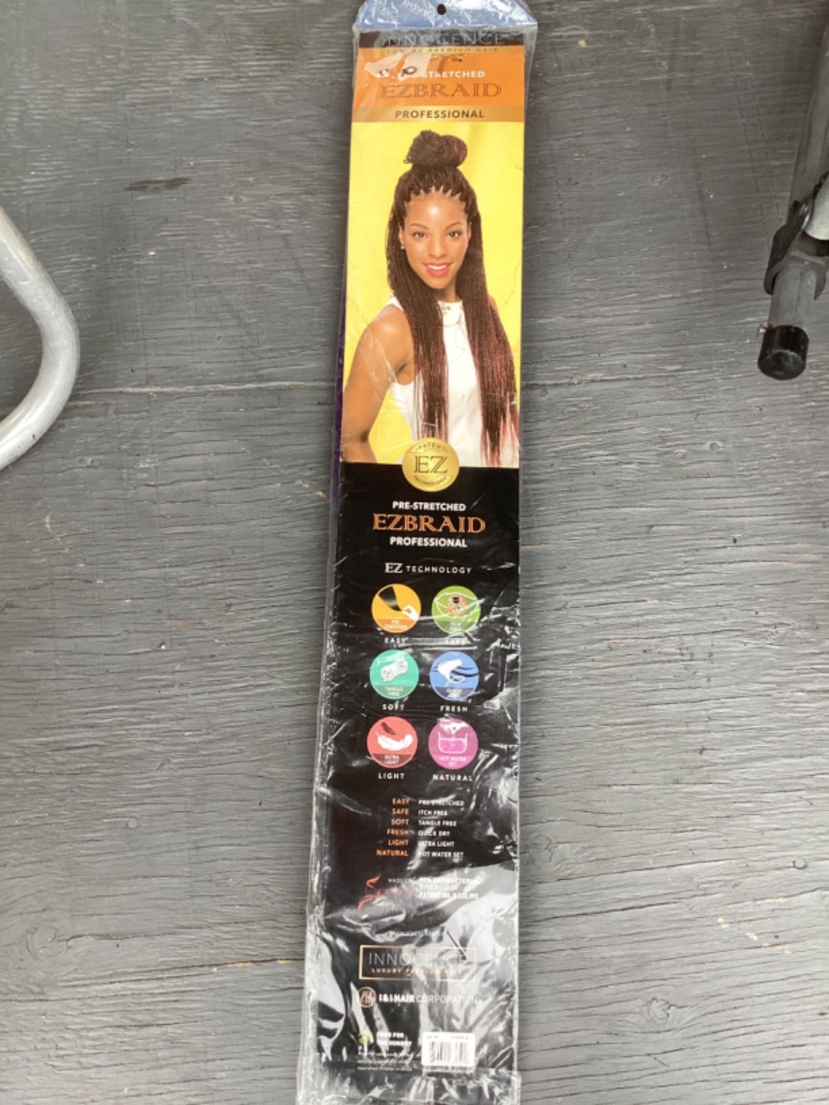 spetra braiding purple hair nib