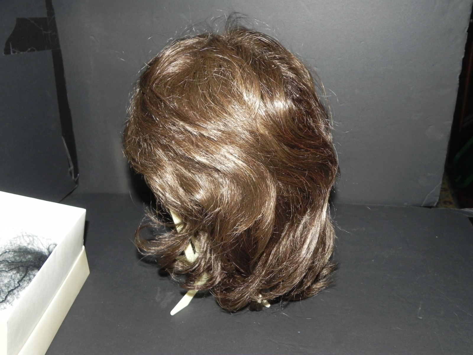 Revlon Caramelized Brown Short Front Medium back Length Wavey Wig – Rooted