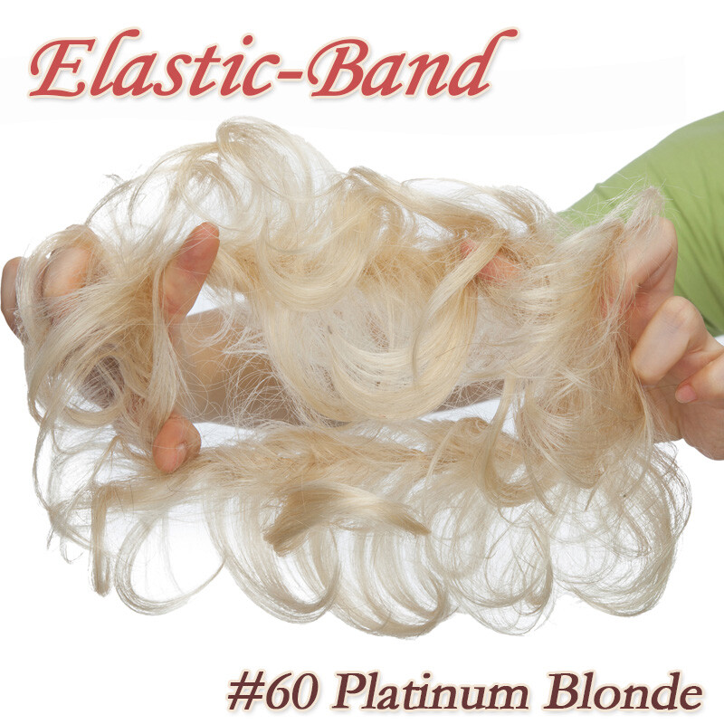 Real Remy Human Hair Bun Curly Messy Bun Hair Piece Scrunchie Updo Extensions