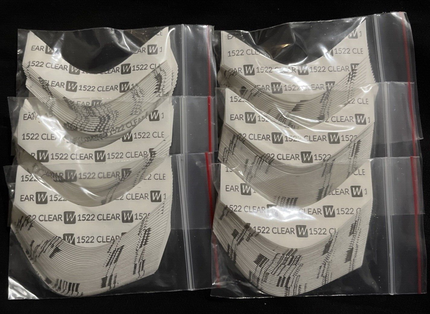 Walker 3M 1522 Hairpiece Tape 216 Pc A Contour 6 Packs For Poly Wig Toupee – New