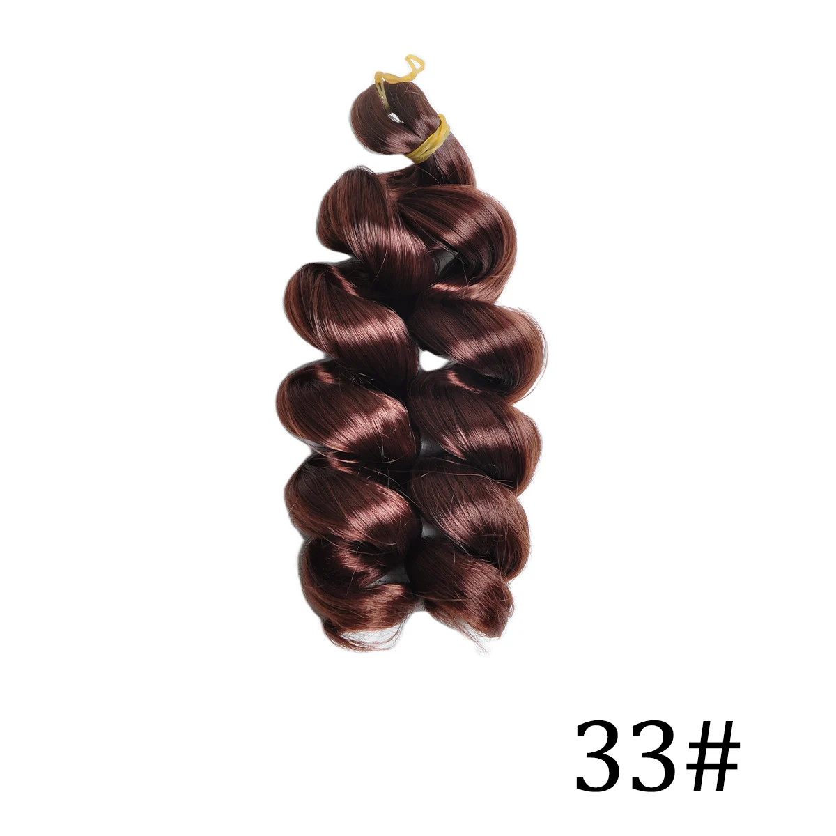 Bouncy Loose Curly Pre Stretched Braiding Hair Synthetic Easy Braid Crochet