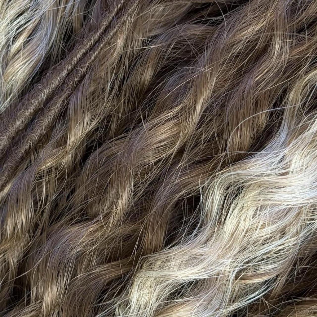Handmade DE Push-Up Curly Dreads Set, 50 DE, 23 in, Full Head, Exclusive