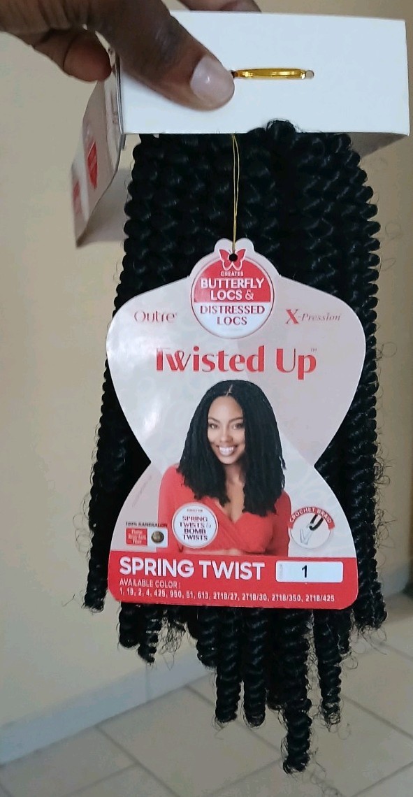 Beautiful Synthetic Crotchet Butterfly Locs (Spring Twists)