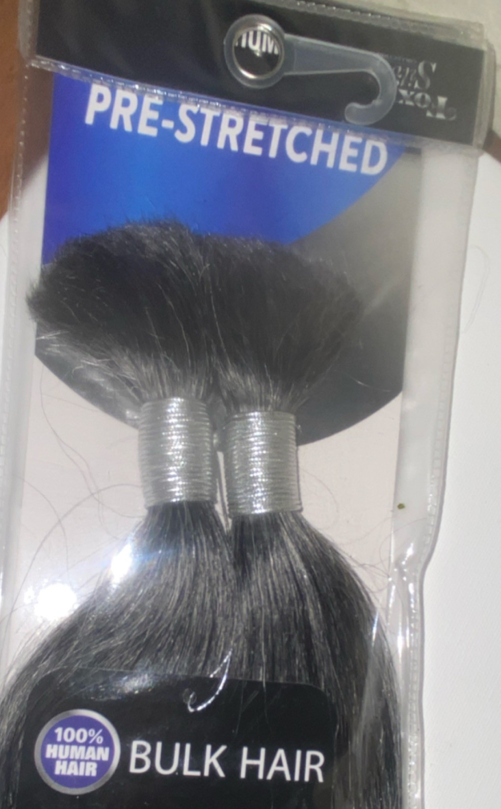 Foxy Silver Yaki Bulk Human Hair Extension 14″ (2) Color 44 Tangle Free
