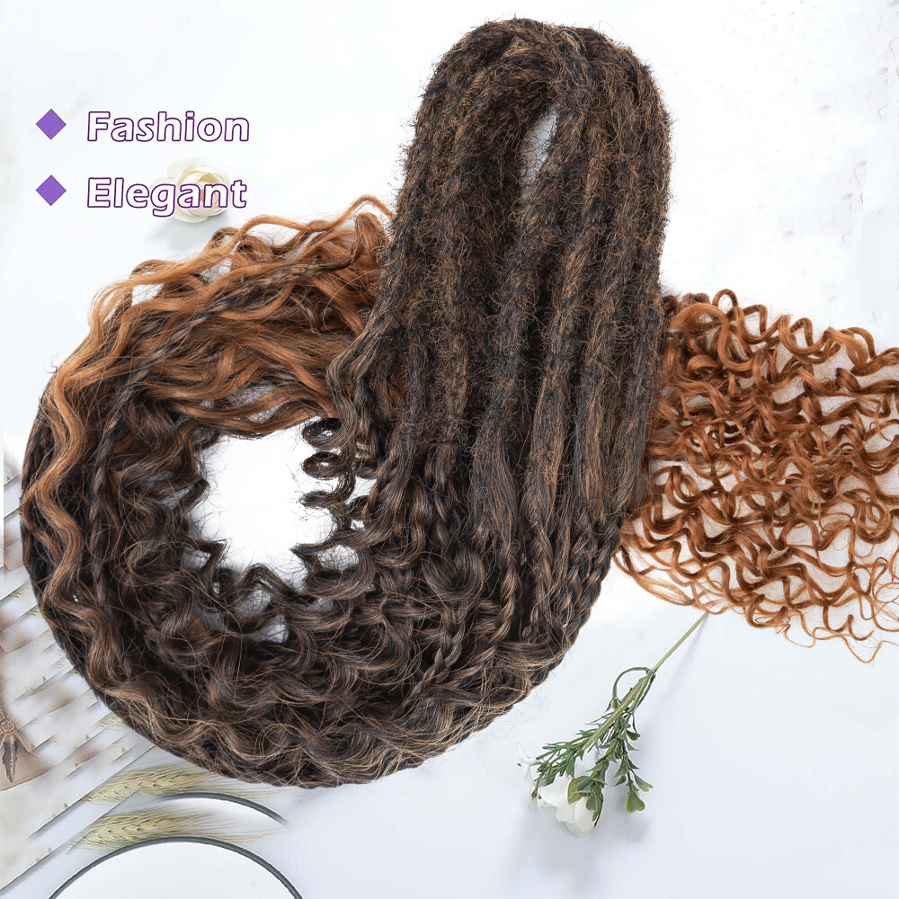Reggae Single Ended Dreadlocks Extensions Synthetic Dreads Crochet Braid Hair US