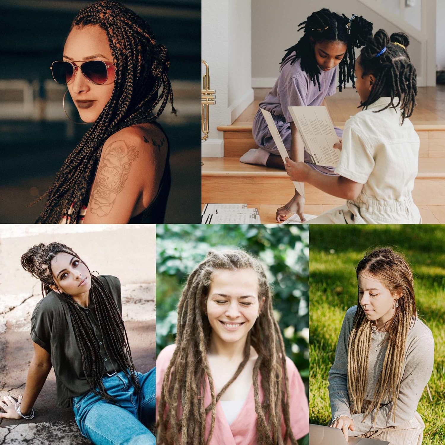 KACOLA 0.5mm Stainless Dreadlock Crochet Hook for Locs Hair