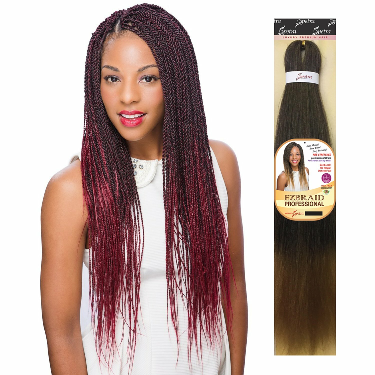 OH YES HAIR SPETRA SYNTHETIC PRE-STRETCHED EZ BRAID 20″