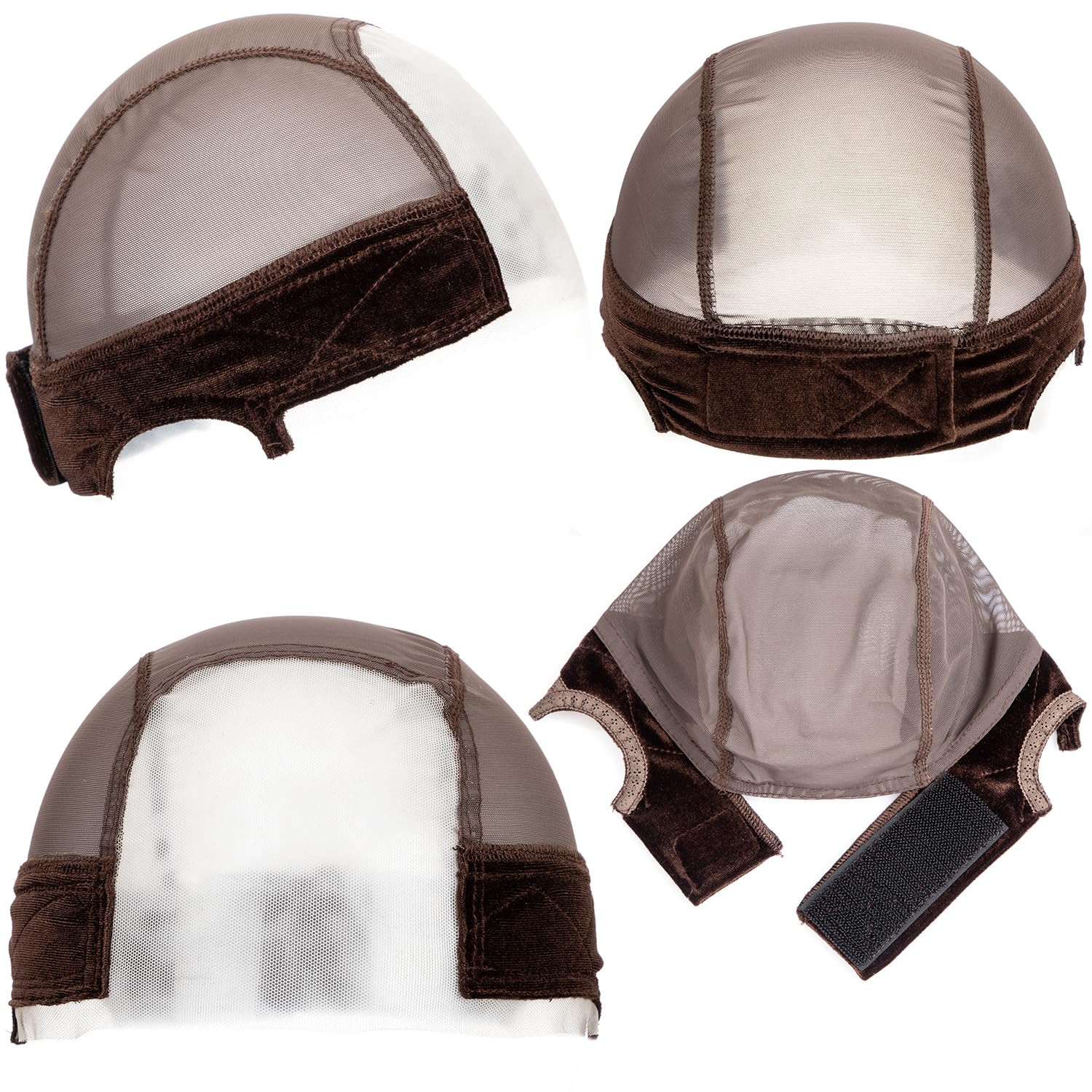 Lace Wig Caps for Women, Wig Caps with Grip Band for Keeping Wigs in Place, Glue