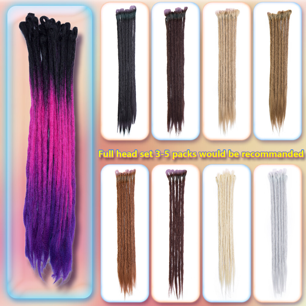 Dread Locks Crochet Braiding Dreadlock Hair Extensions Synthetic Hair Extensions