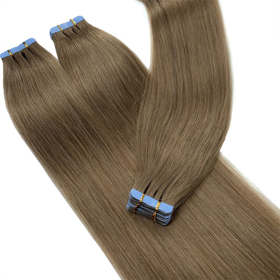 Invisible Tape In Hair Extensions 100% Real Human Hair Highlight Fashion Hair