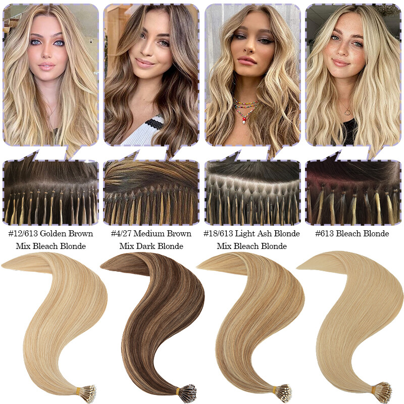 CLEARANCE Nano Ring Beads Micro Loop Link Tip Real Human Remy Hair Extensions