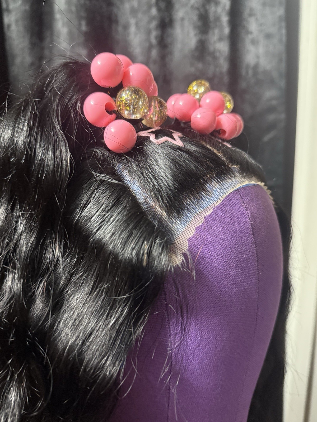 18” Custom Styled Pony Wig | 5×5 Glueless | 100% Human Hair | Statement Look