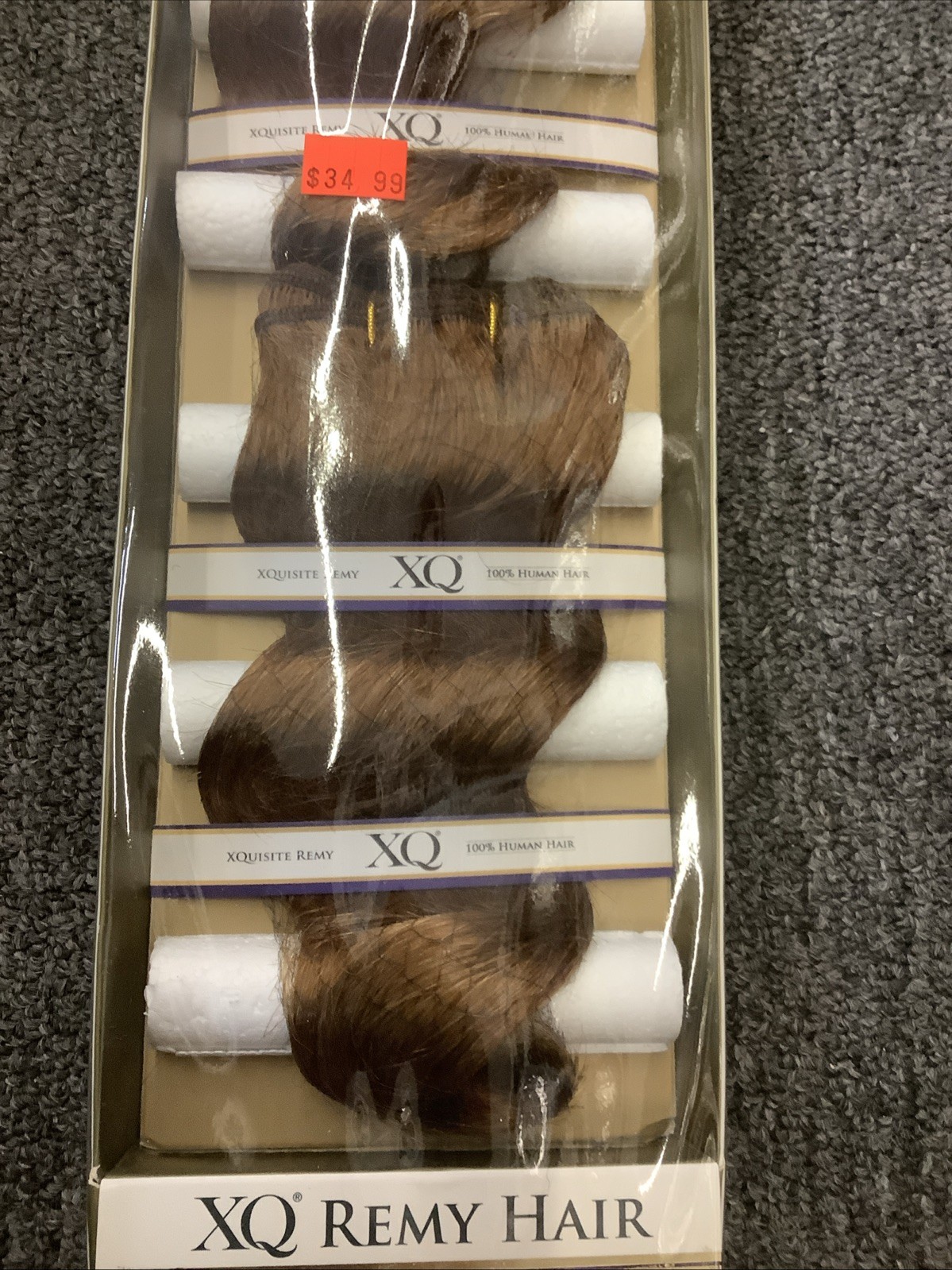 XQuisite Remy 100% Human Hair, Short Cut, 3 Pieces Soft Deep Remy,30