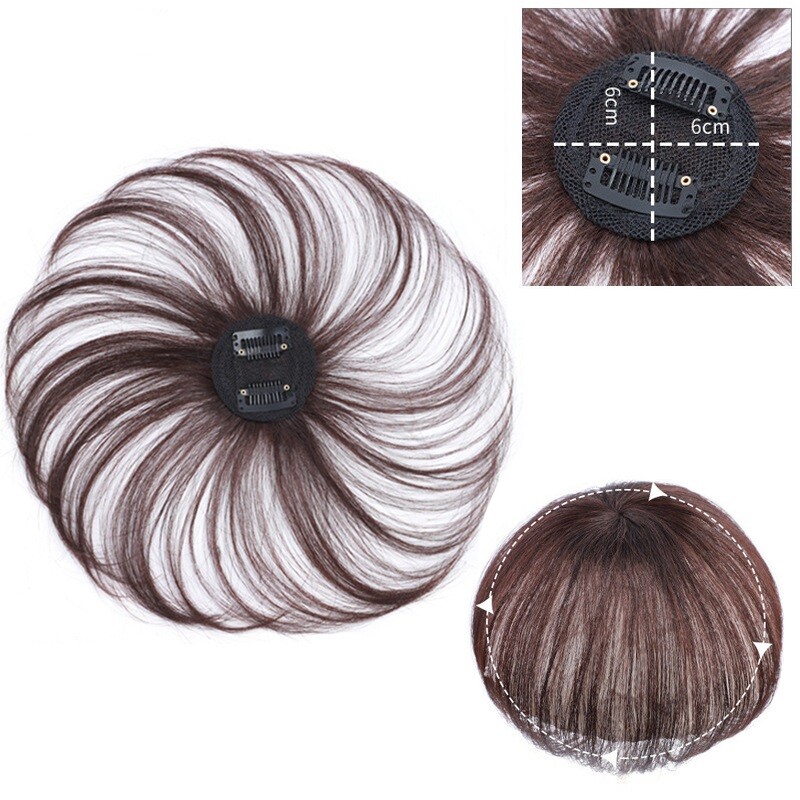 100% Human Hair Topper Clip in Hairpiece Wig Toupee Top Pieces Women Wigs USA