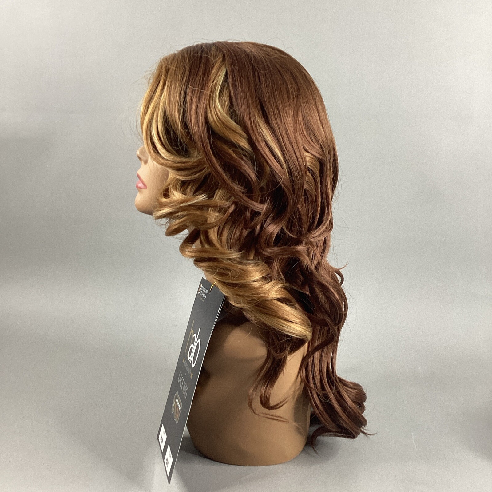 LW-Luna Wavy #PP3027613 Brown Blonde Remi Quality Lace Wig Curl Safe