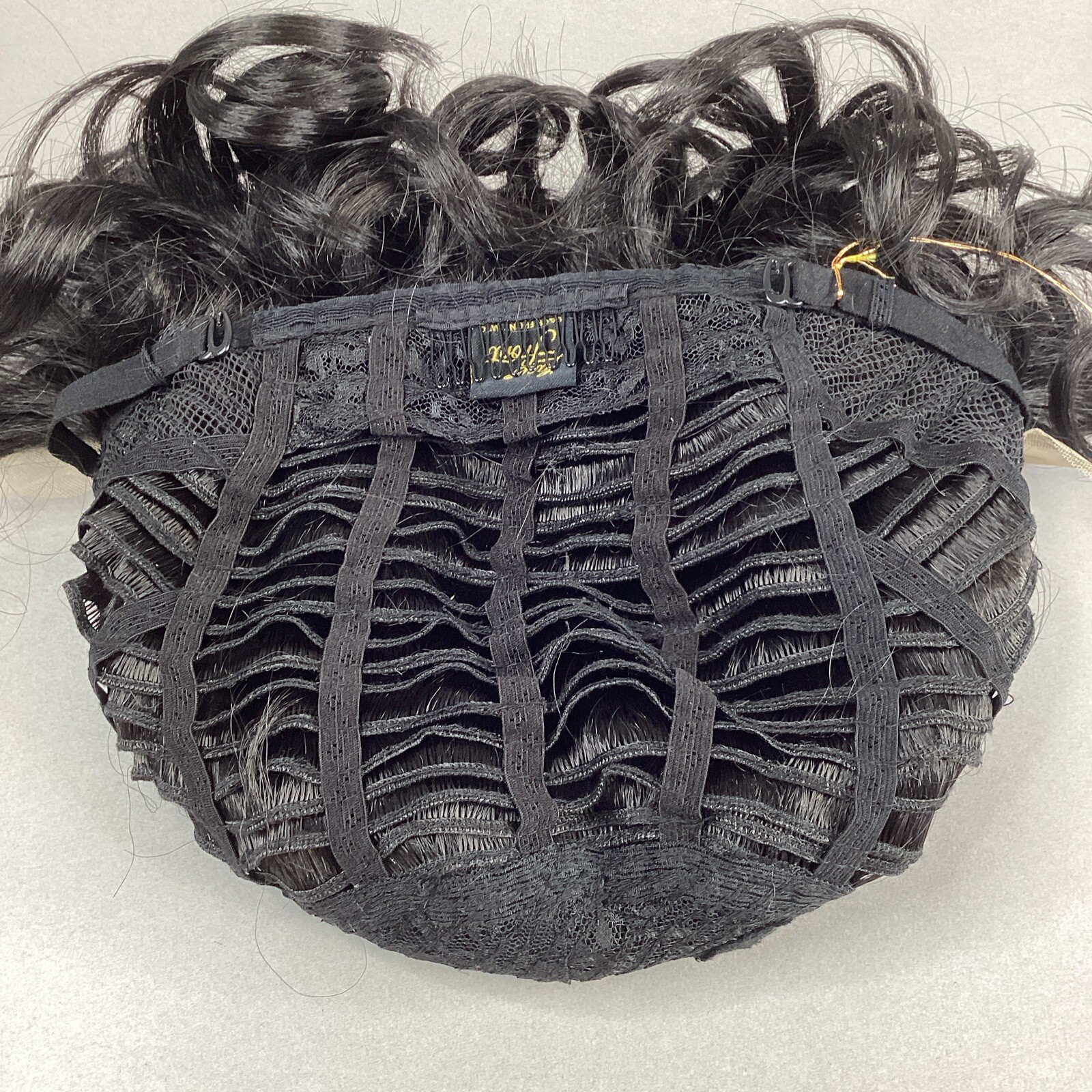 Bellona 12” #1B Off Black Wavy Synthetic Lace Front Wig by Outre Side Part
