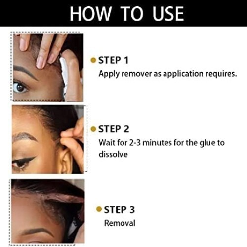 Lace Wig Glue Remover Tape in Hair Extension Remover Spray Fast Acting