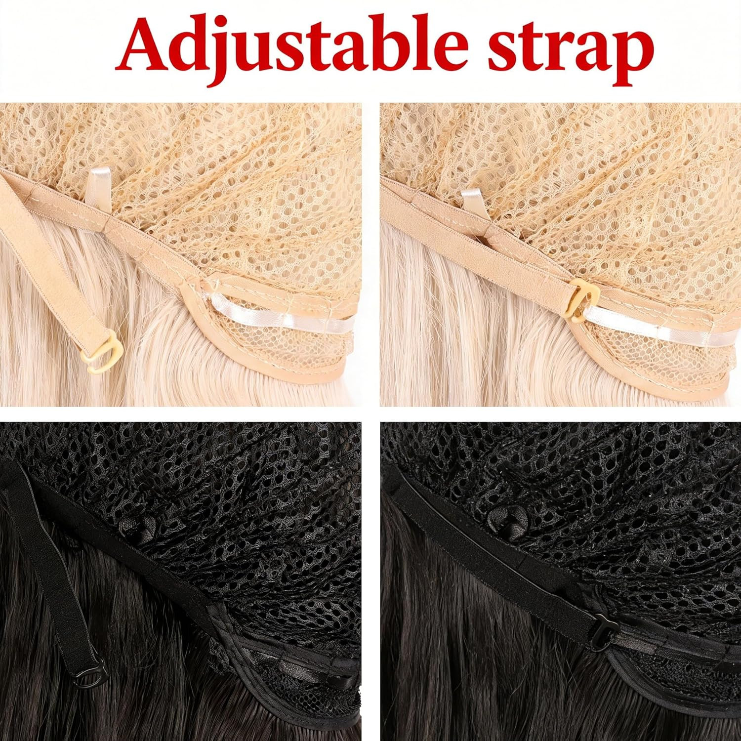 28″ 70 Cm Long Curly Hair Ends Costume Cosplay Wig (Black)