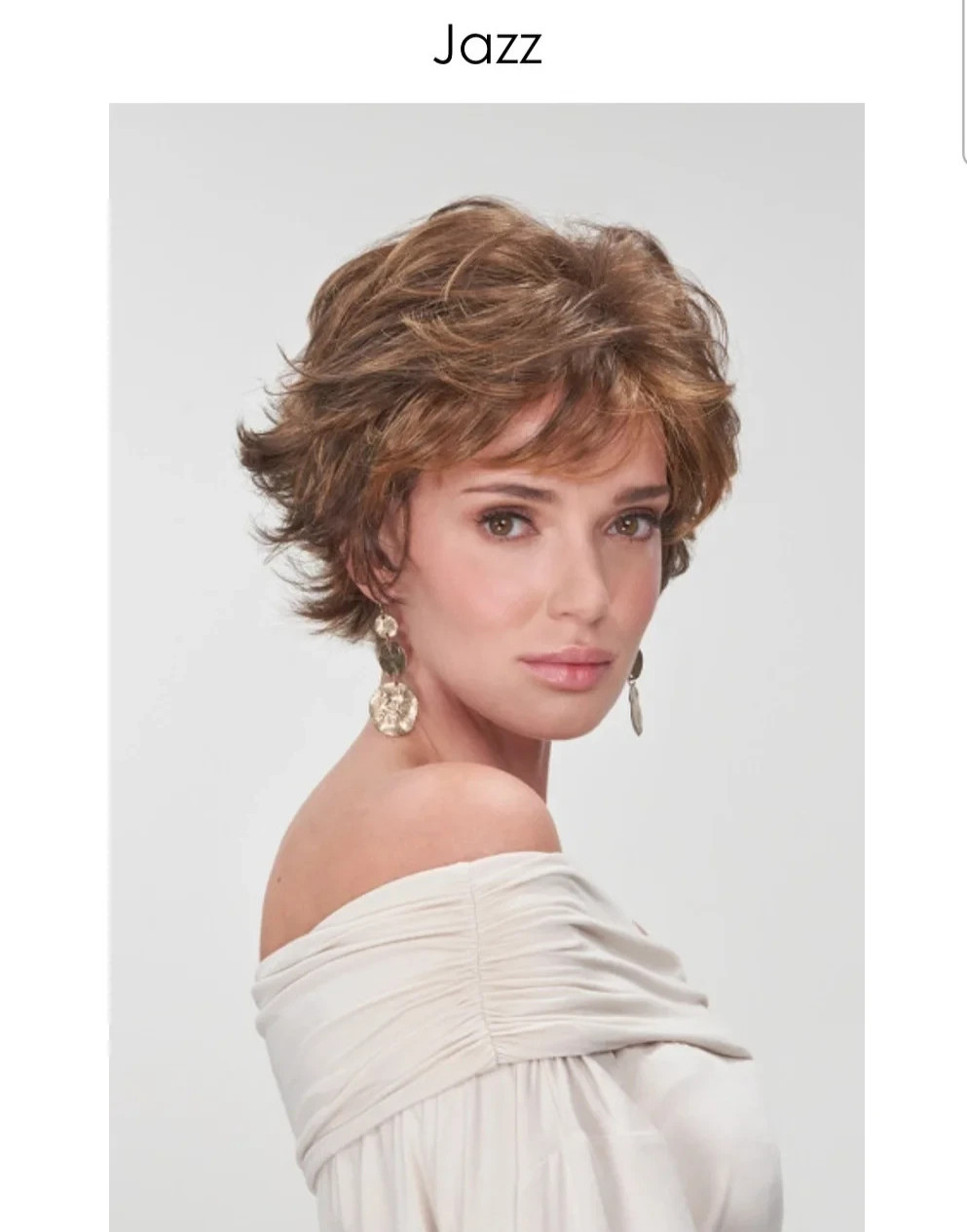 Jon Renau “Jazz” Woman’s Synthetic Wig Brown with Blonde Highlights Classic Cap