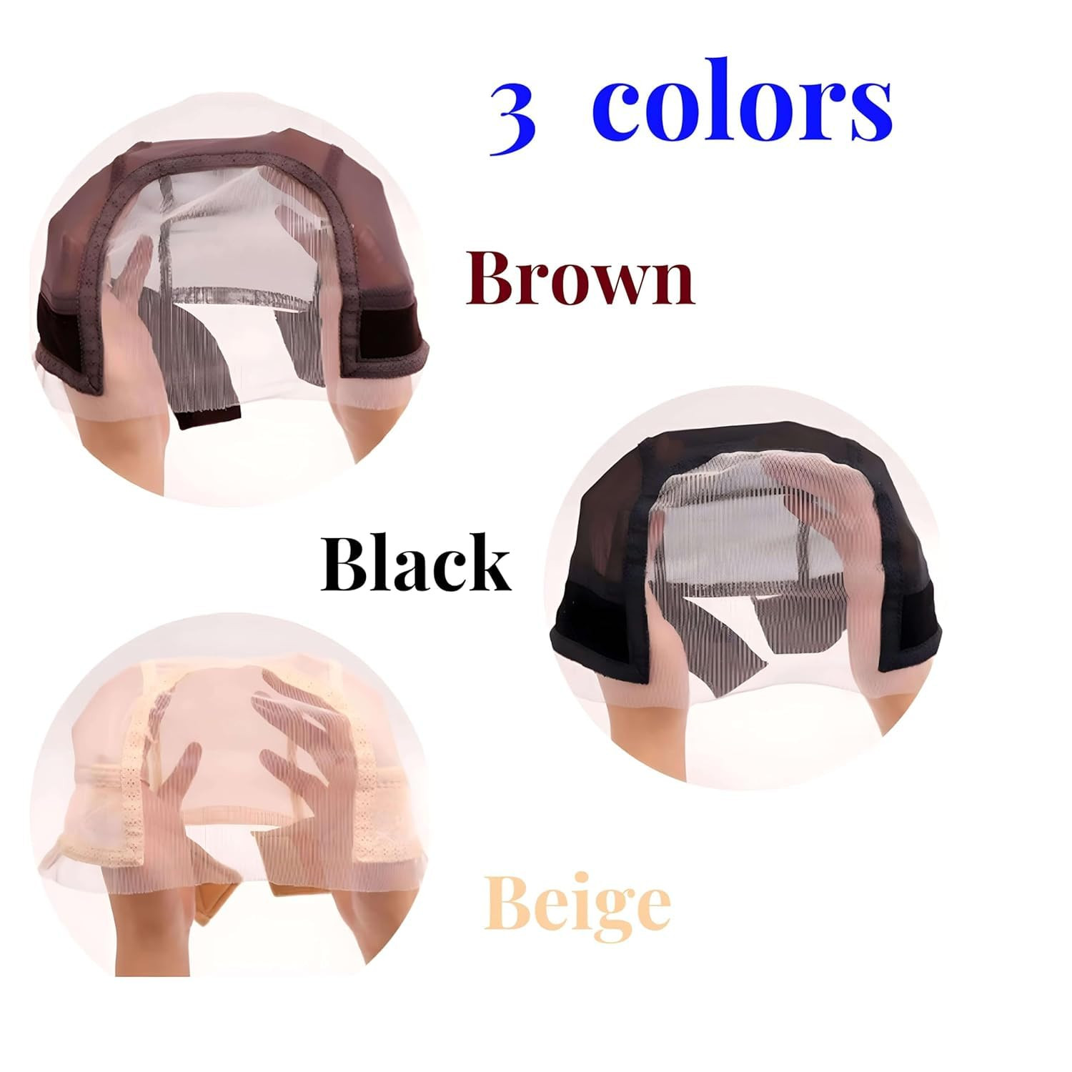 Lace Wig Caps for Women, Wig Caps with Grip Band for Keeping Wigs in Place, Glue