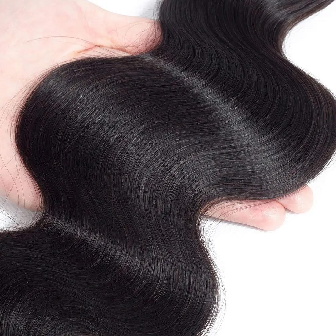 Younghann 24 26 28 Inch Body Wave Bundles Natural Black Color Brazilian