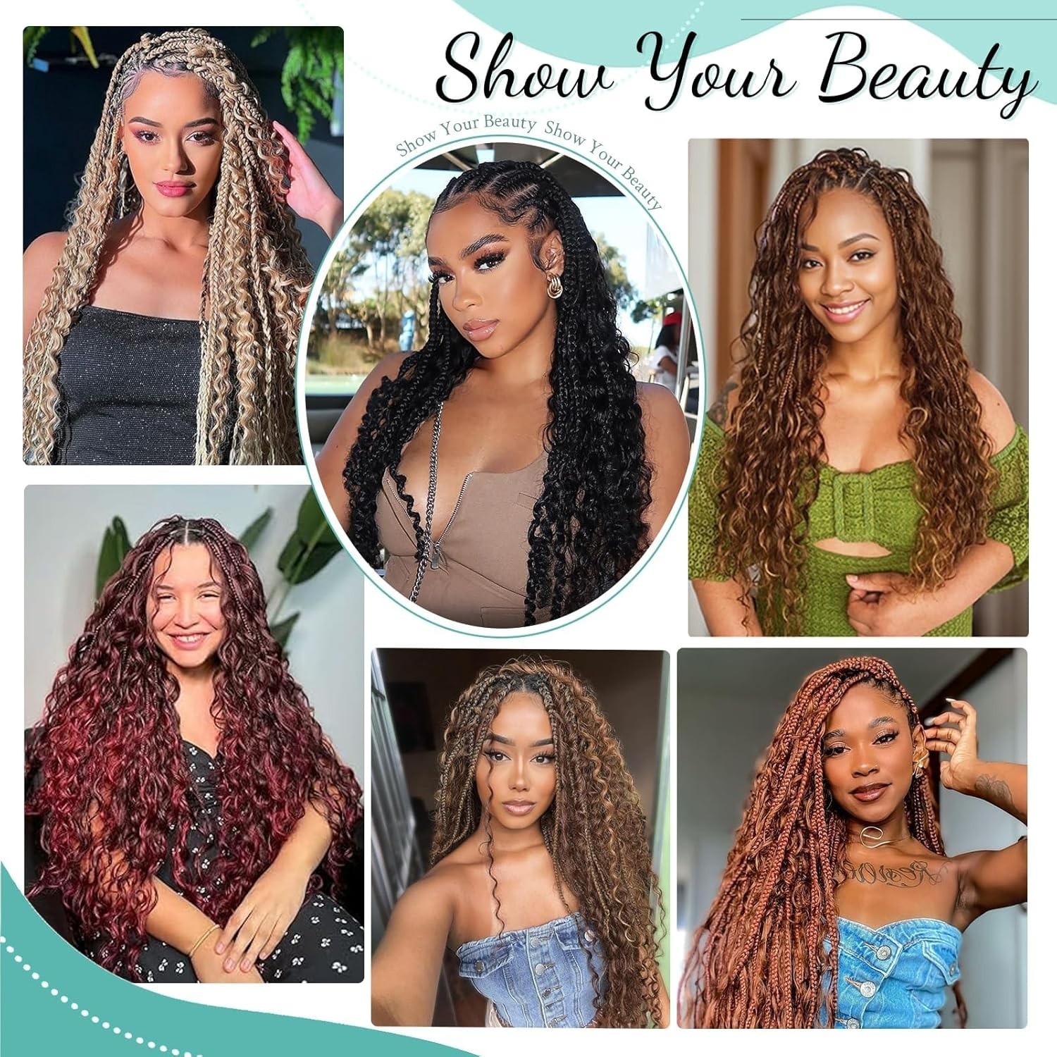 Brazilian Remy Curly Human Hair for Boho Braids