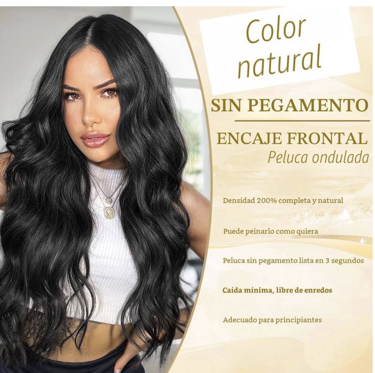 ShowCoco Lace Front Glueless Body Wave Black Wavy Heat-Resistant Wig Women