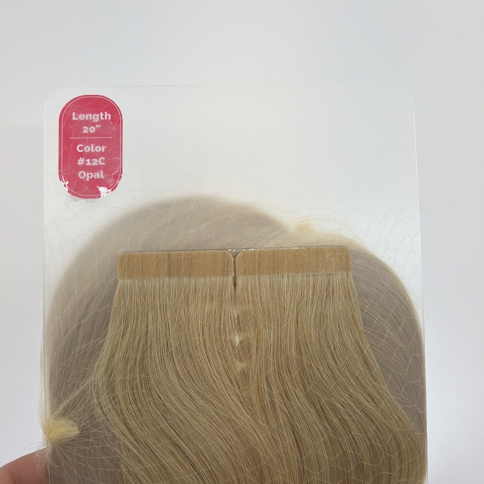 Hotheads Tape-In Extensions LUSH Originals 20” #12C Light Golden Blonde (Opal)
