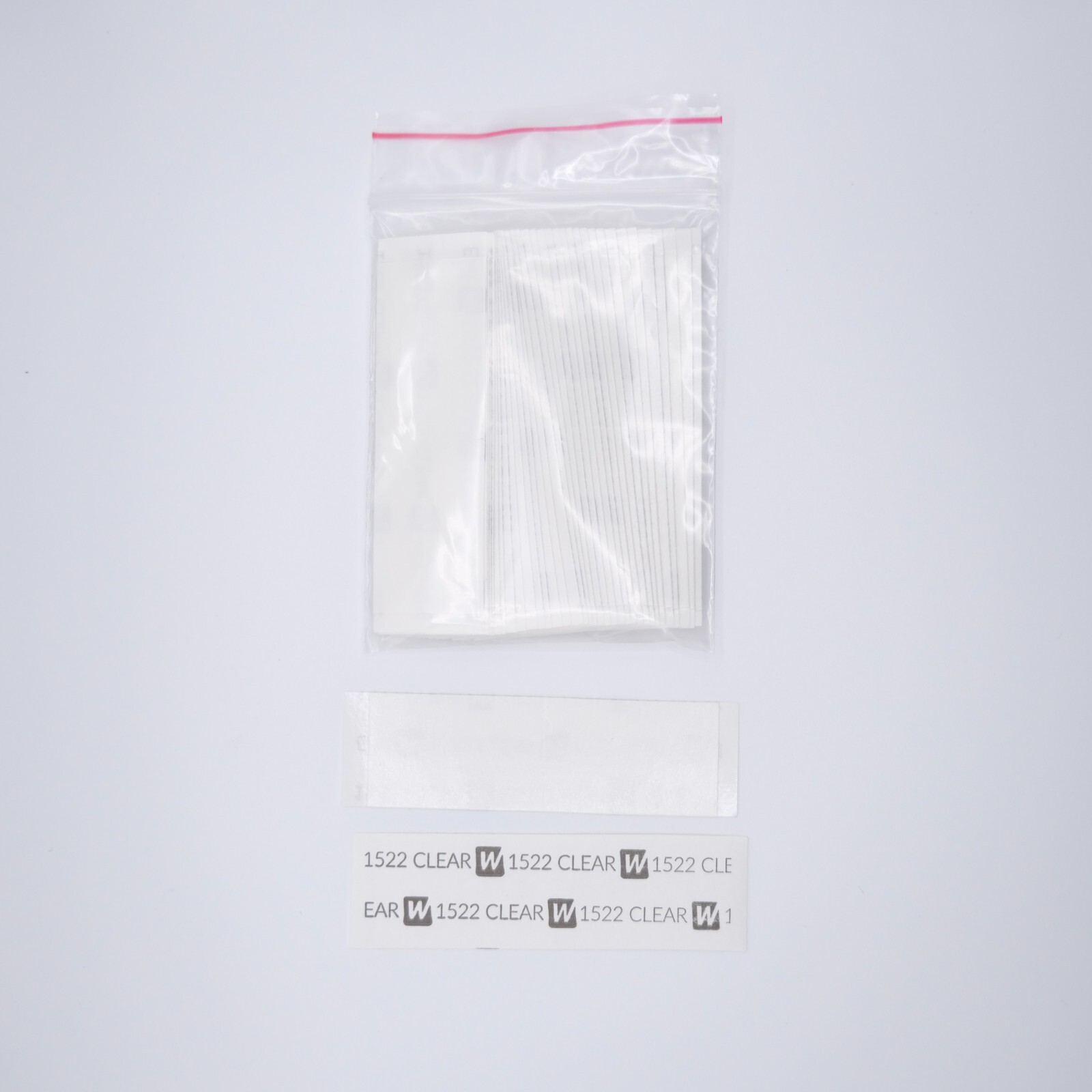 Walker 1522 Clear Tape 1″ X 3″ Strips, 36PCS/Bag, Daily Wear Tape