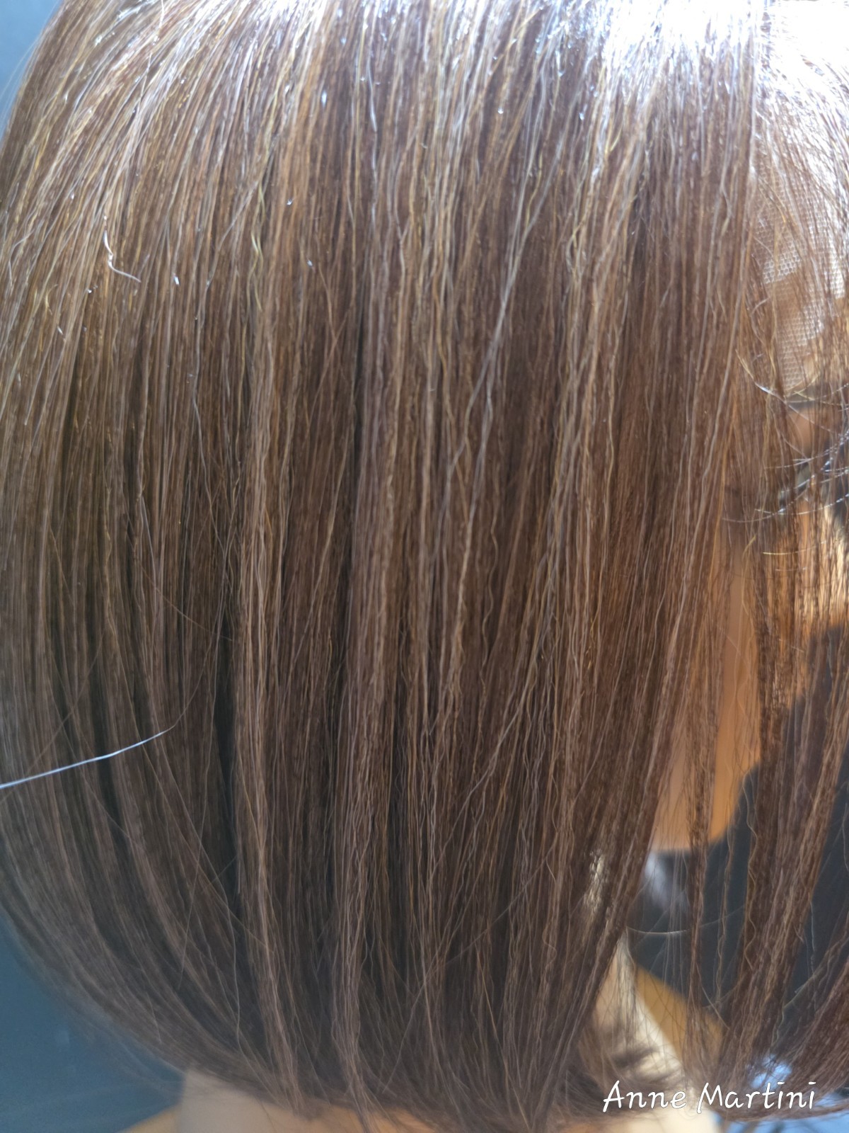 Women’s Lace Front Synthetic Straight Bob Wig Free-Part Medium Brown 11-20in
