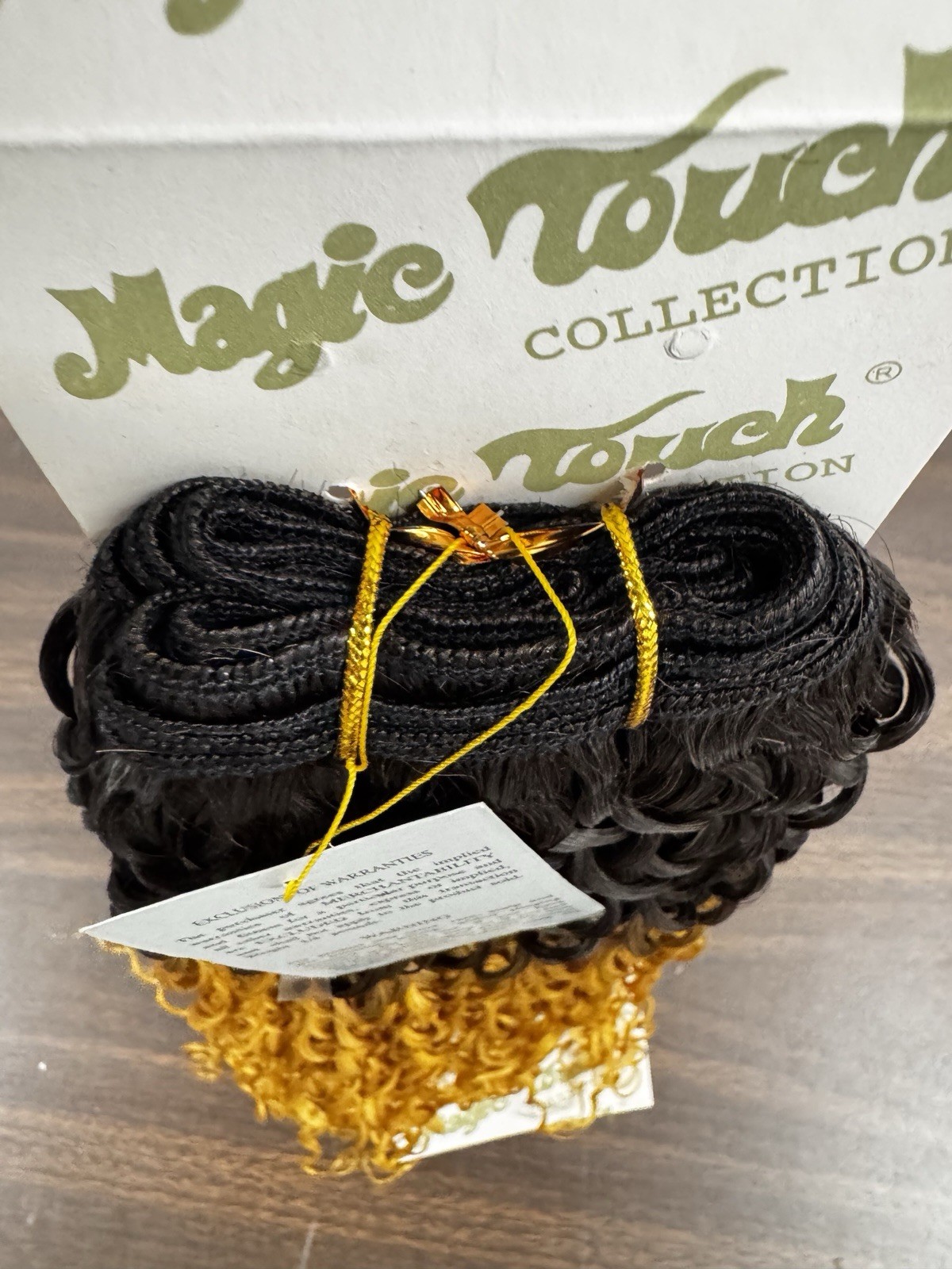 Magic Touch 100% Human Hair Curly Weaving Extension T1B/144 12-14’