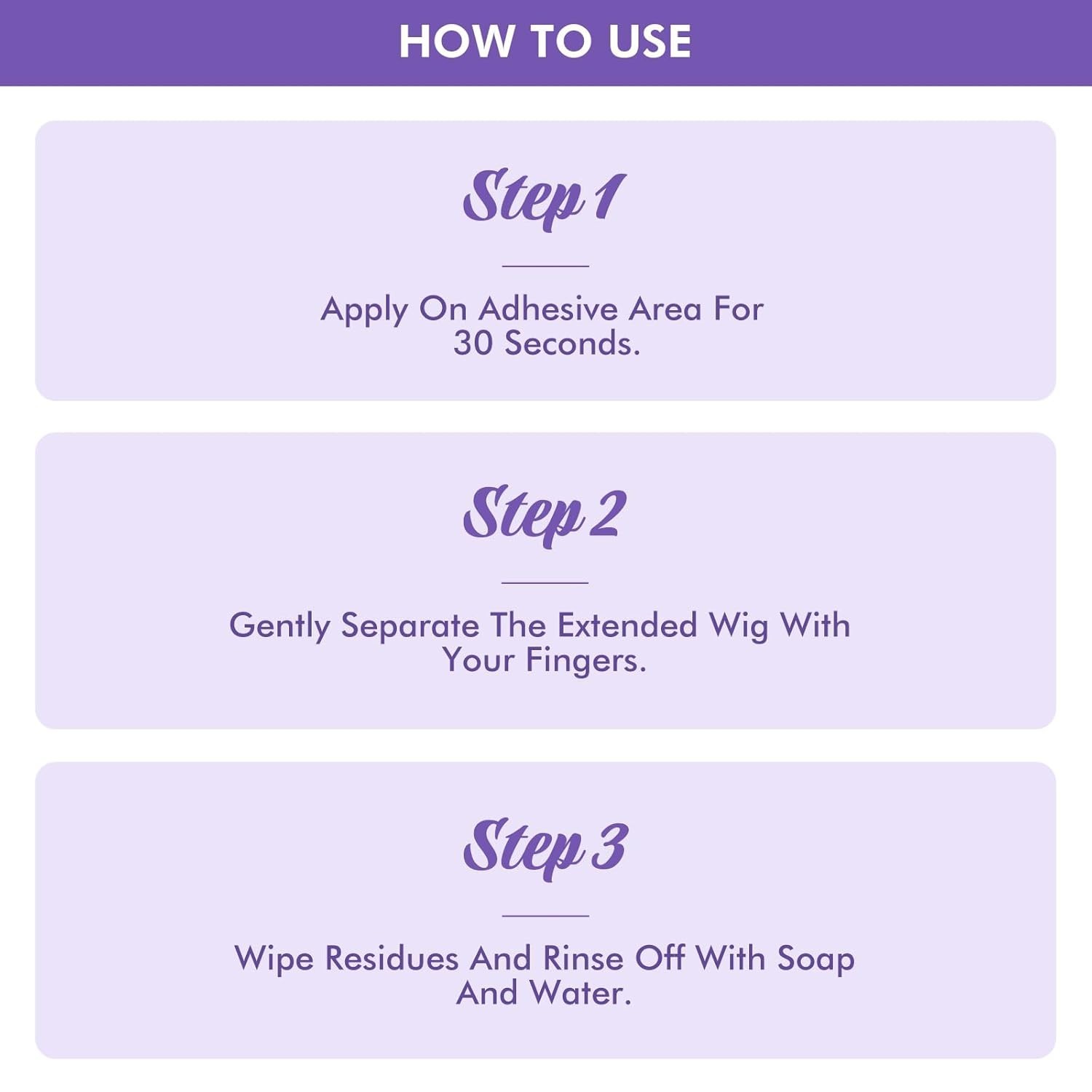 Gentle Lace Glue Remover for Wigs and Hair Extensions – Waterproof Formula