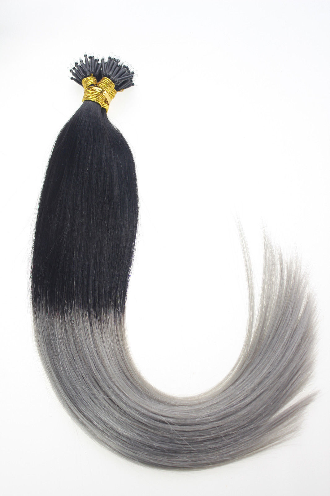 Nano Ring Tip Hair Extensions Micro Beads Link Remy Human Hair Balayage Thick 1g
