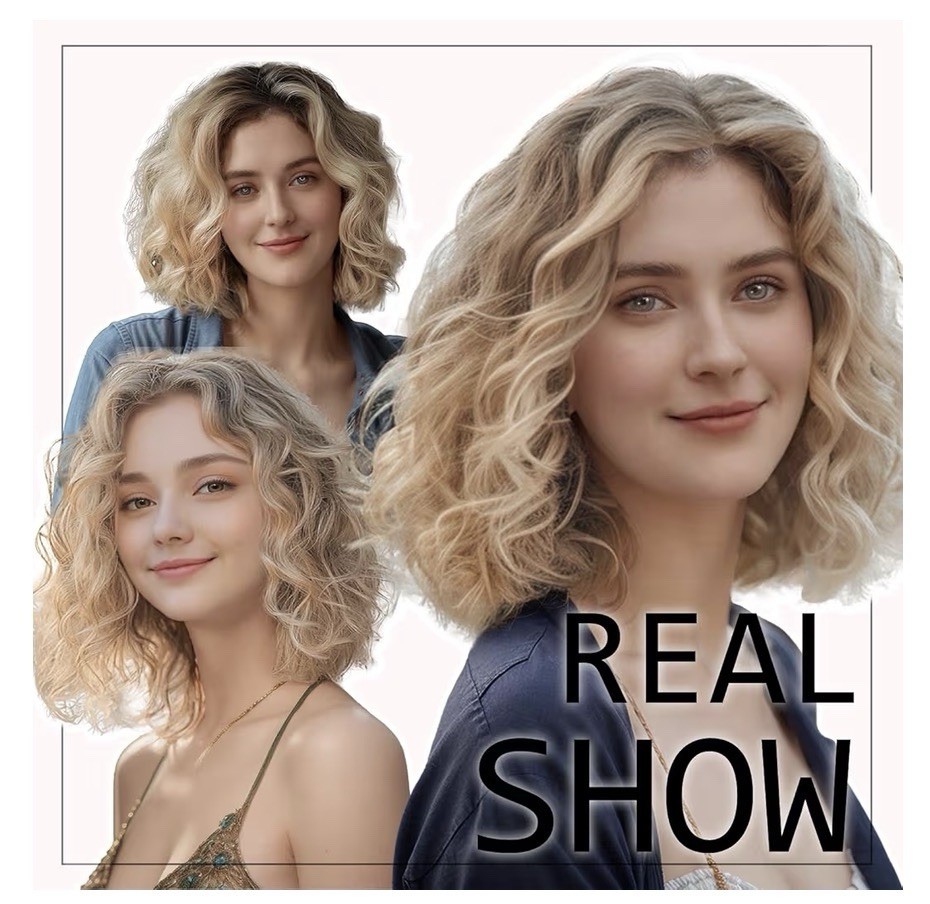 Short Ombré Ash Blonde