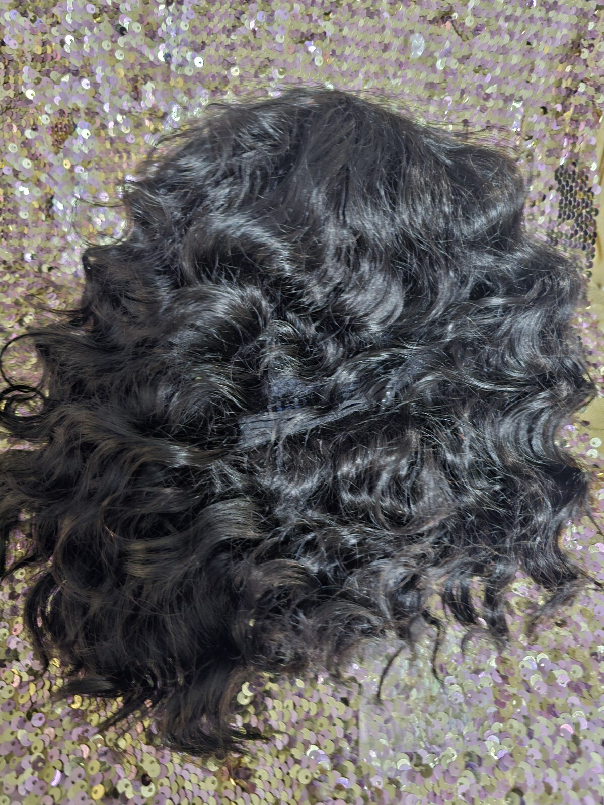 12inch Body Wave Wig Black Body Curly Human Hair 100%Wigs No-Lace Wigs