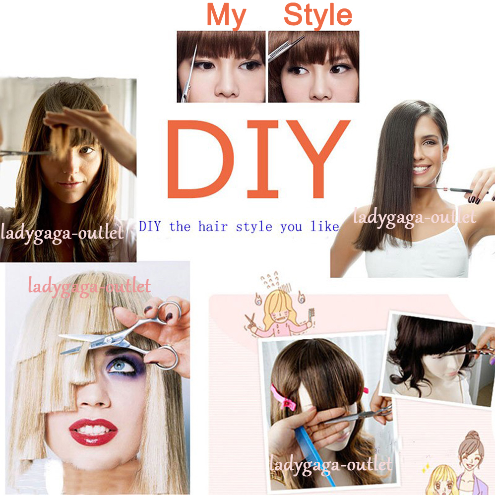 Ombre Long Curly Wavy Hair Wig Women Long Full Wigs with Bangs Cosplay Party #lg