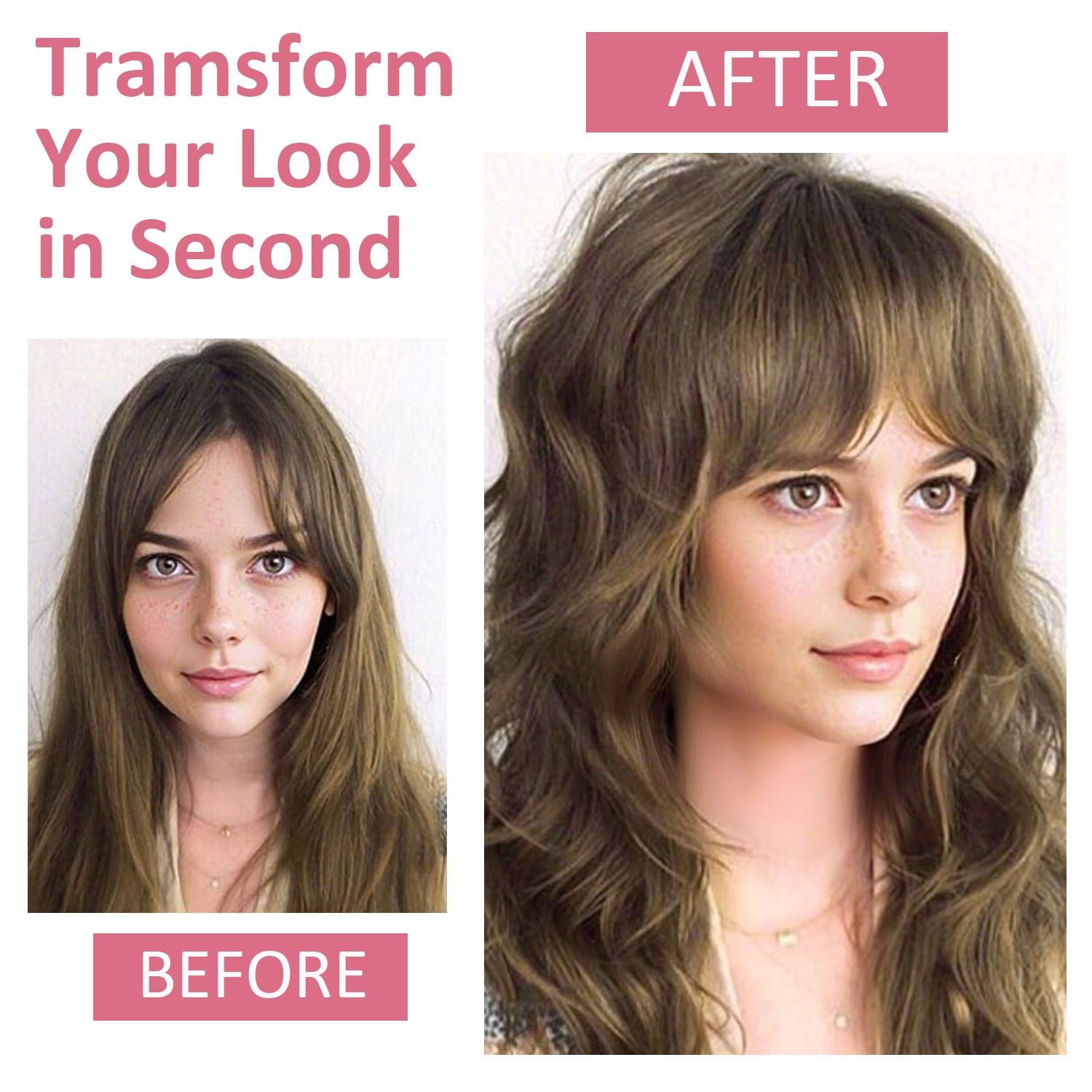 US Clip In 100% Remy Air Fringe Bangs Human Hair Extensions Hairpiece Top Topper