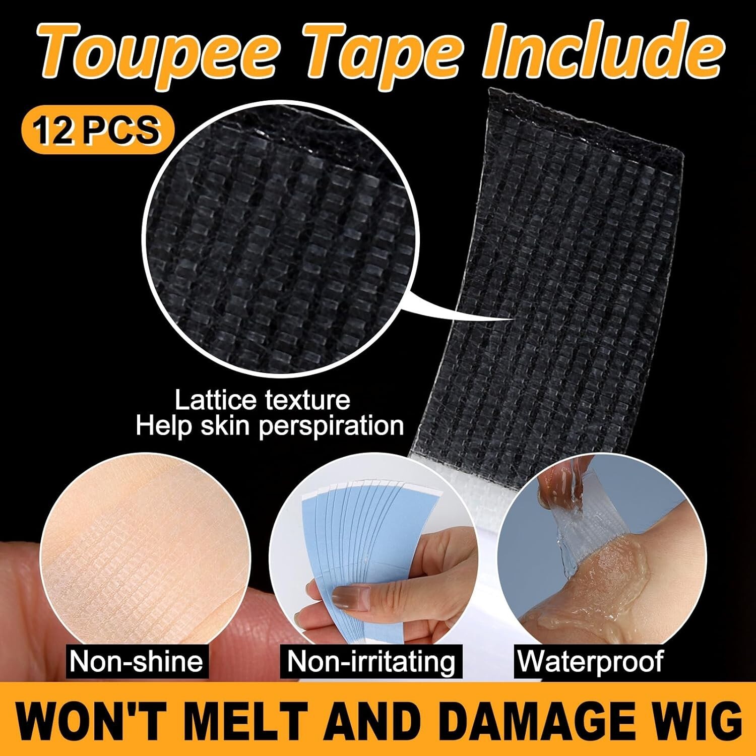 Skin-like HD Full Lace Toupee Hair for Men 8x10in #1B20 Natural Black + 20% Grey